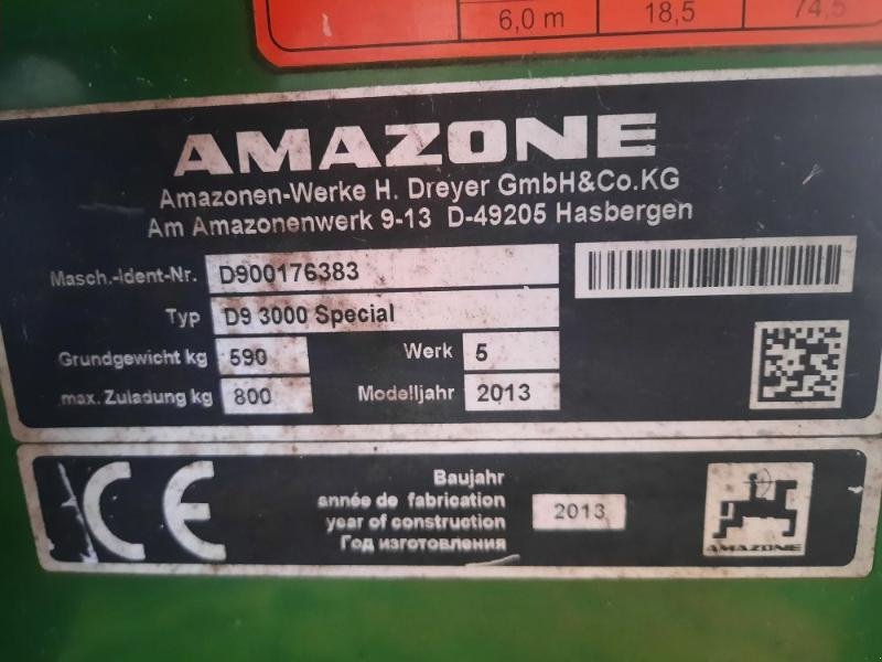 Direktsaatmaschine des Typs Amazone D9-3000SPECIAL, Gebrauchtmaschine in ANTIGNY (Bild 6)