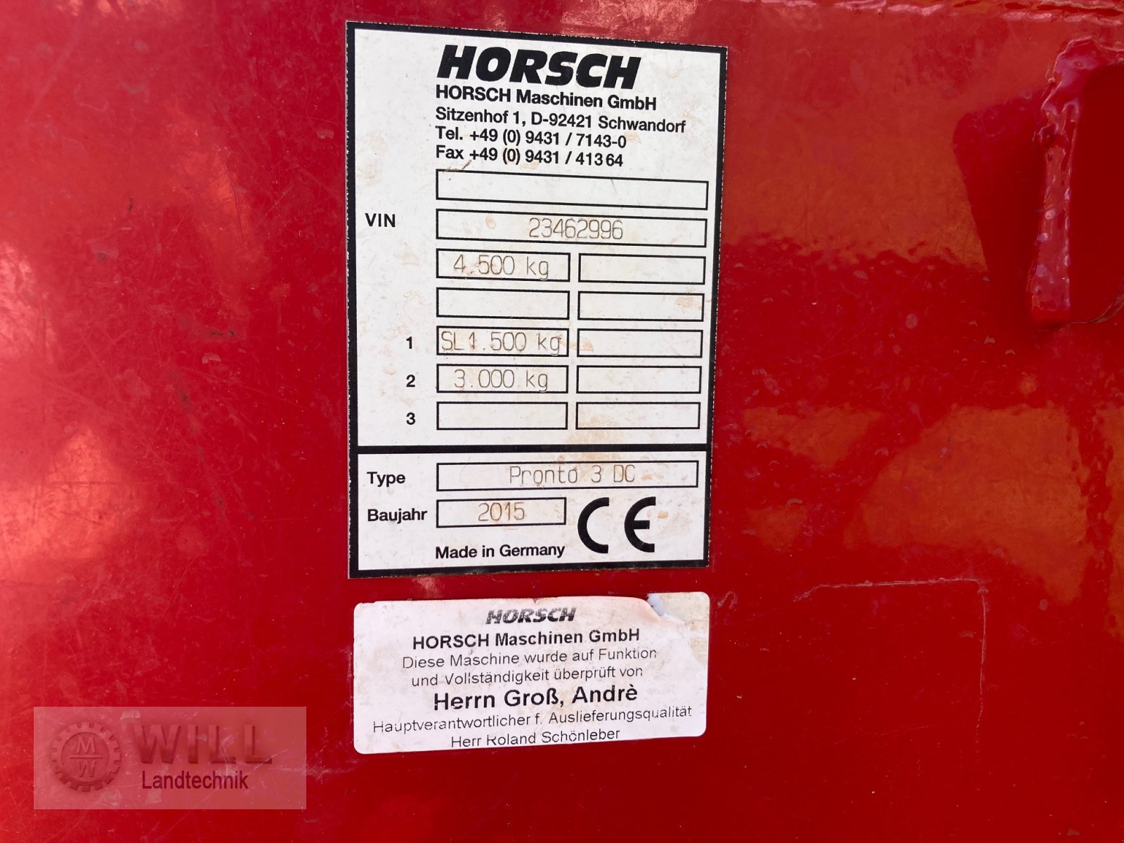 Direktsaatmaschine za tip Horsch Pronto 3 DC, Gebrauchtmaschine u Rudendorf (Slika 7)