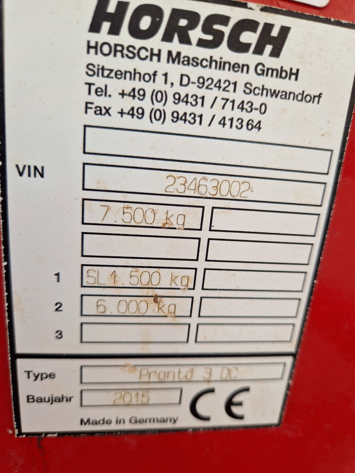 Direktsaatmaschine tip Horsch Pronto 3 DC, Gebrauchtmaschine in Bad Sobernheim (Poză 3)