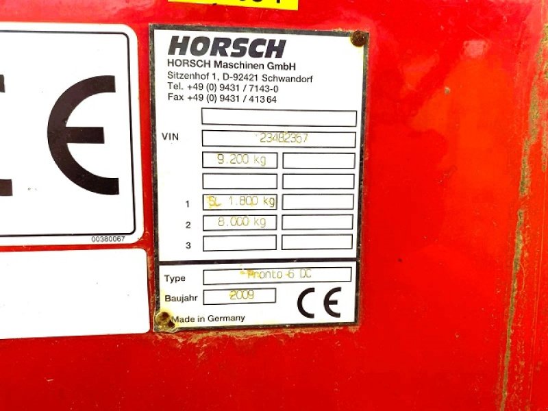 Direktsaatmaschine du type Horsch PRONTO 6 DC, Gebrauchtmaschine en LE PONT CHRETIEN (Photo 9)