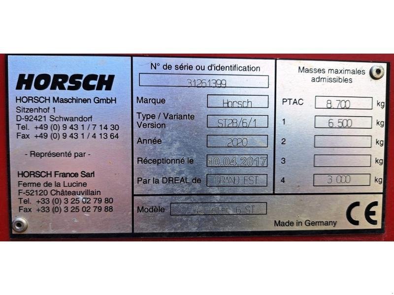 Direktsaatmaschine typu Horsch SPRINTER 6 ST, Gebrauchtmaschine w SAINT-GERMAIN DU PUY (Zdjęcie 11)