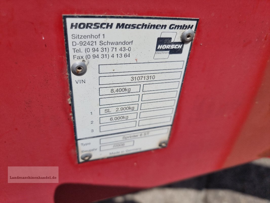 Direktsaatmaschine des Typs Horsch Sprinter 6 ST, Gebrauchtmaschine in Burg/Spreewald (Bild 14)