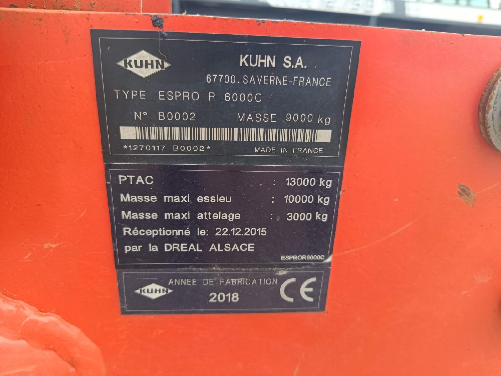 Direktsaatmaschine typu Kuhn ESPRO 6000 RC, Gebrauchtmaschine v Le Horps (Obrázok 5)