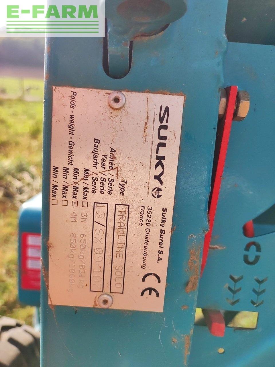 Direktsaatmaschine Türe ait Sulky tramline sx solo, Gebrauchtmaschine içinde CHAUVONCOURT (resim 8)