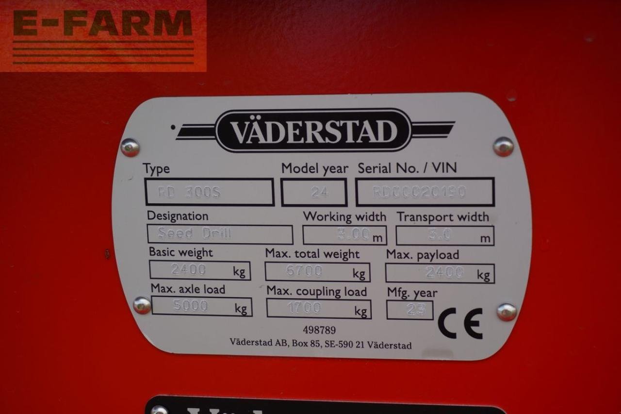 Direktsaatmaschine типа Väderstad rapid rd 300s, Gebrauchtmaschine в Korneuburg (Фотография 10)