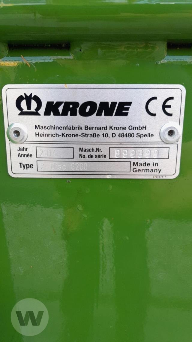 Direktschneidwerk типа Krone X-Disc 6200  GPS-SW, Gebrauchtmaschine в Börm (Фотография 5)