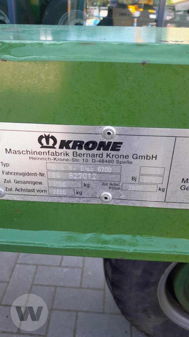 Direktschneidwerk типа Krone X-Disc 6200  GPS-SW, Gebrauchtmaschine в Börm (Фотография 11)