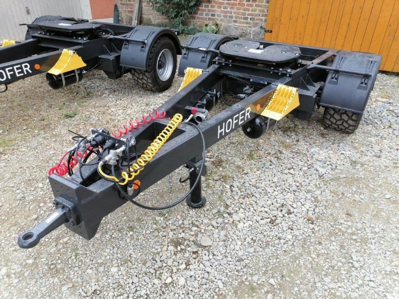 Dollyachse typu Hofer Dolly 12 Tonnen Basic-Line !! NEU !! Luftfederung - 40 km/h – 60 km/h - Druckluftbremse mit ALB - TÜV NEU - Spannungswandler von 12 Volt auf 24 Volt für ABS Untersetzachse Kipper Anhänger Dollyachse, Neumaschine v Bad Birnbach (Obrázek 1)