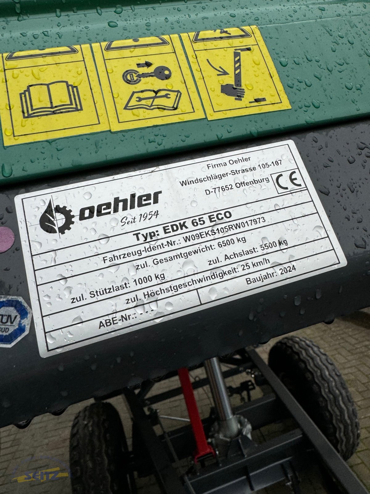 Dreiachskipper tip Oehler OL EDK 65 ECO, Neumaschine in Lindenfels-Glattbach (Poză 3)