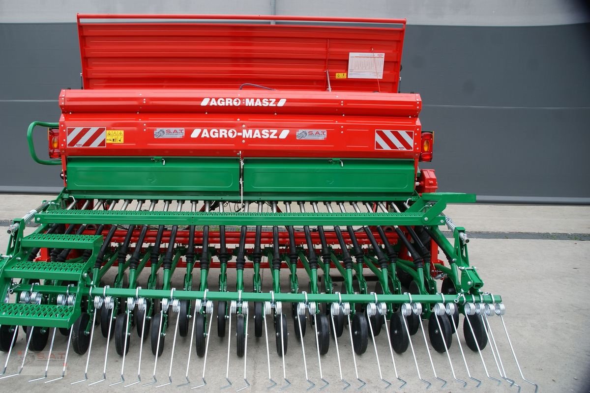 Drillmaschine Türe ait Agro-Masz AKTION-SR 300-Doppelscheibe-Andruckrolle-NEU, Neumaschine içinde Eberschwang (resim 3)