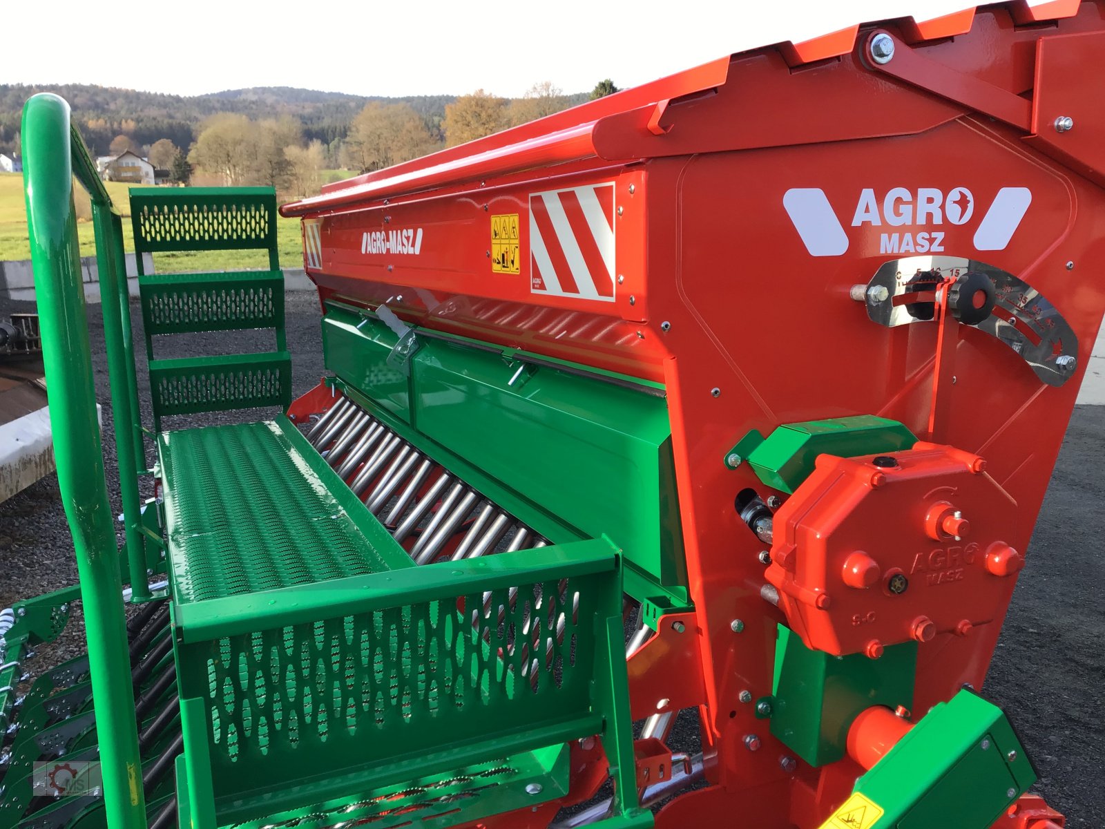 Drillmaschine del tipo Agro-Masz SN 300 aufgebaute Sämaschine elektrische Fahrgassenschaltung, Neumaschine In Tiefenbach (Immagine 16)