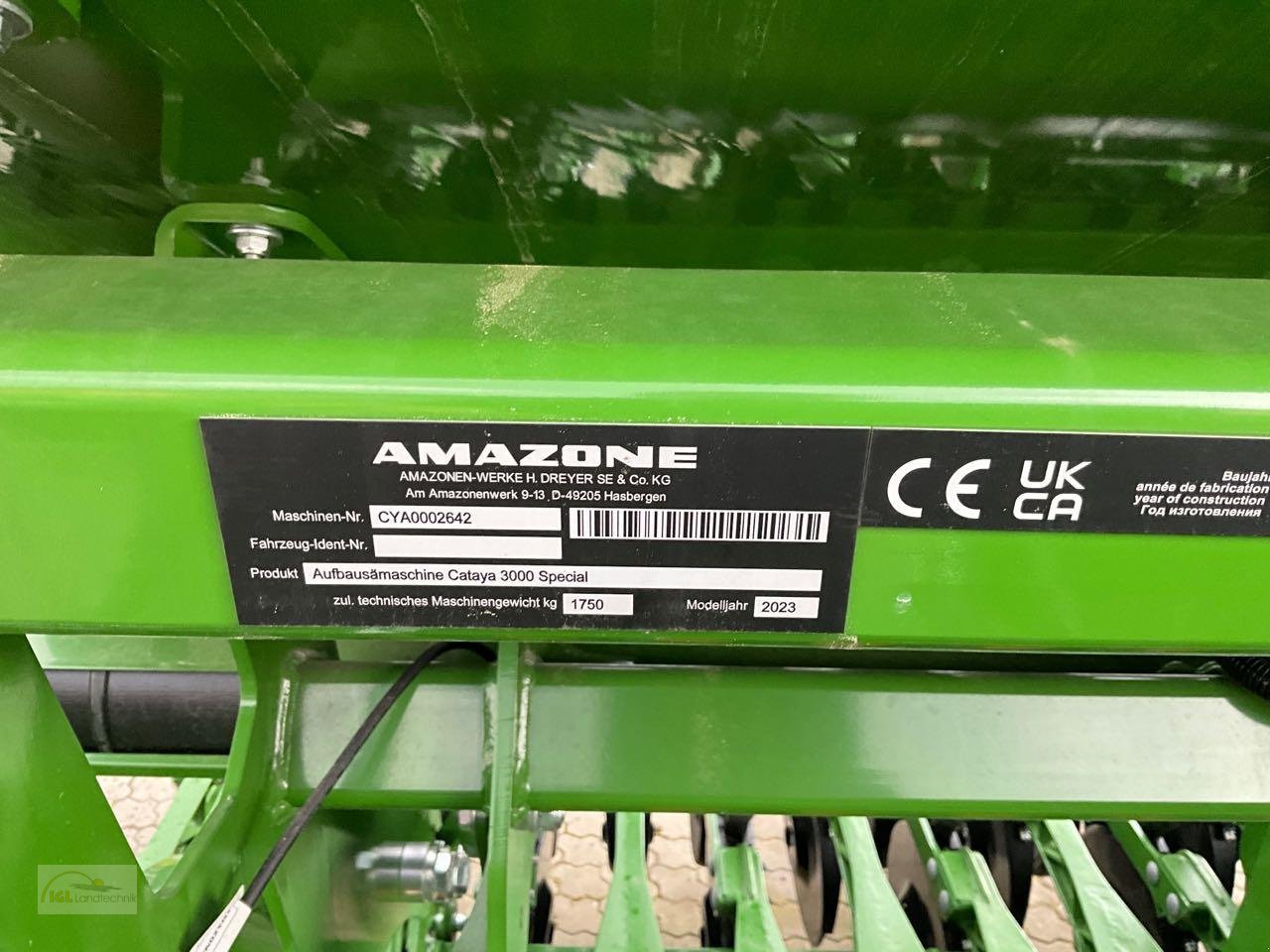 Drillmaschine del tipo Amazone Cataya 3000 Special, Neumaschine en Pfreimd (Imagen 6)