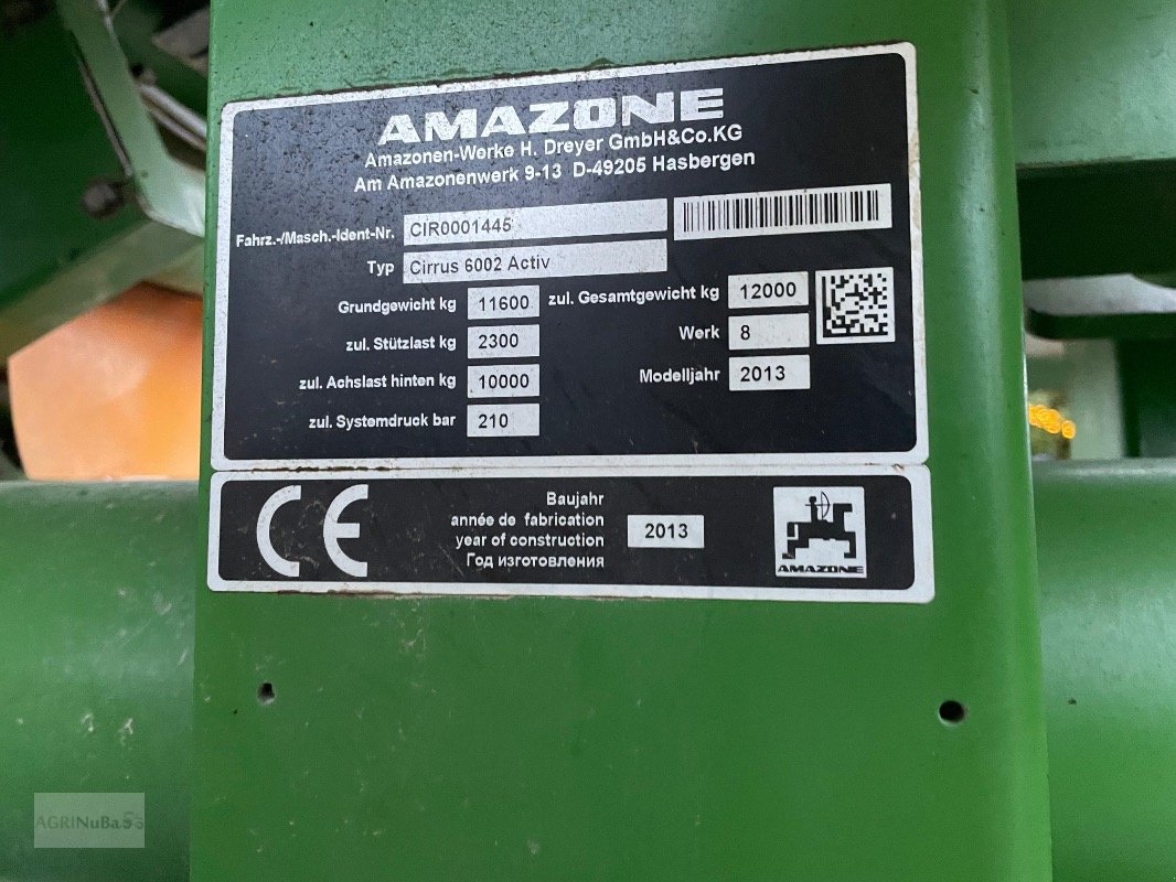 Drillmaschine от тип Amazone Cirrus 6002 Activ, Gebrauchtmaschine в Prenzlau (Снимка 20)