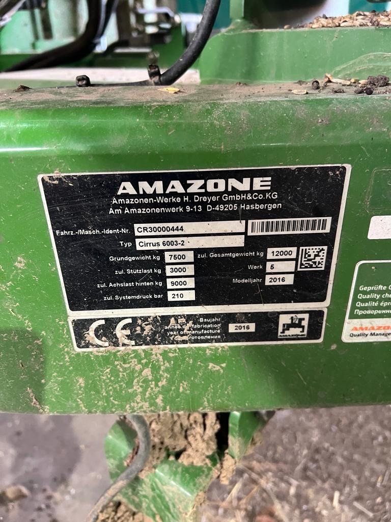 Drillmaschine del tipo Amazone Cirrus 6003-2, Gebrauchtmaschine In Nauen (Immagine 11)