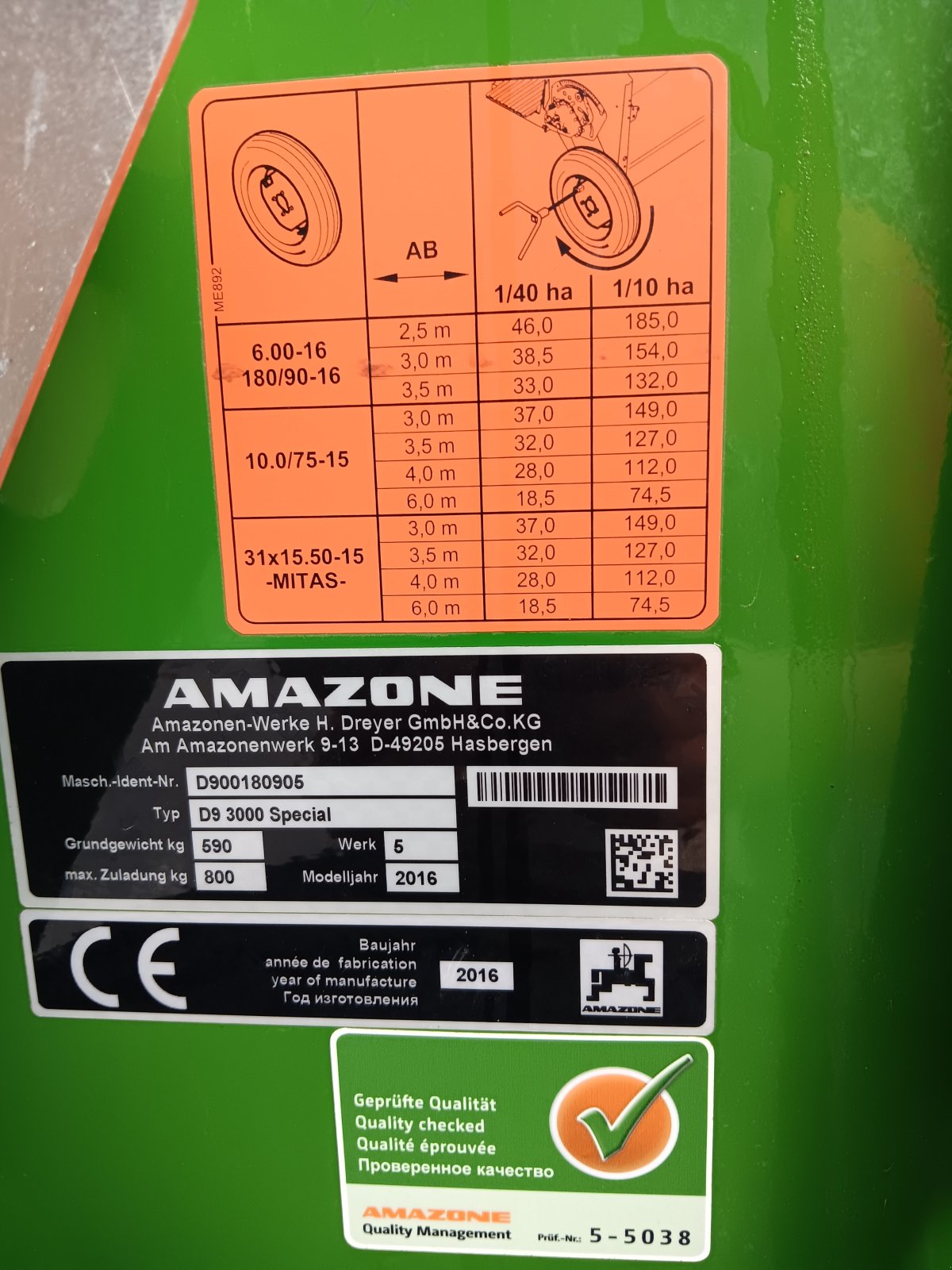 Drillmaschine of the type Amazone D9 3000 Special, Gebrauchtmaschine in Langweid (Picture 3)