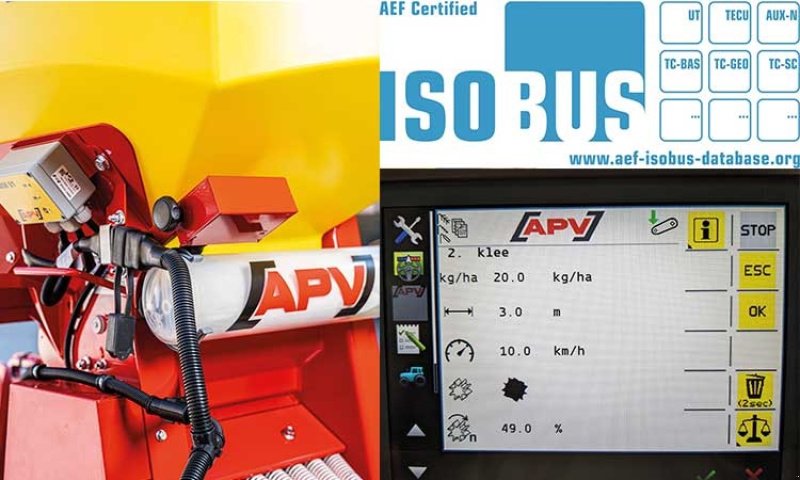 Drillmaschine typu APV PS500 M2 ISOBUS Elektrisk   Bemærk skal bruge ISOBUS skærm i traktor, Gebrauchtmaschine v Brørup (Obrázek 2)