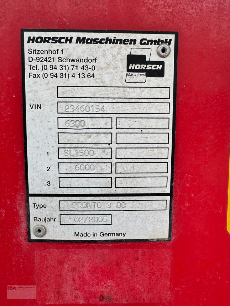 Drillmaschine typu Horsch Pronto 3 DC, Neumaschine w Neubrandenburg (Zdjęcie 9)