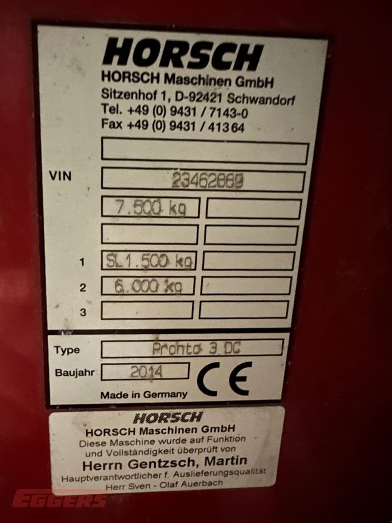 Drillmaschine tip Horsch Pronto 3 DC, Gebrauchtmaschine in Suhlendorf (Poză 4)