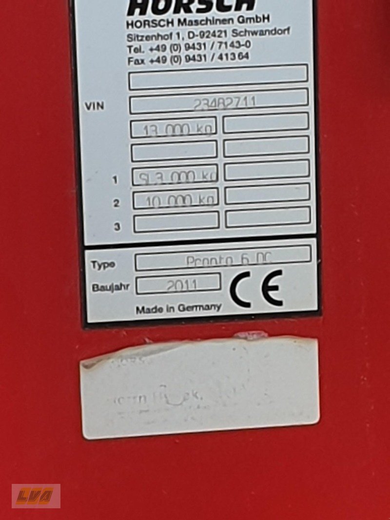 Drillmaschine типа Horsch Pronto 6DC, Gebrauchtmaschine в Schenkenberg (Фотография 14)