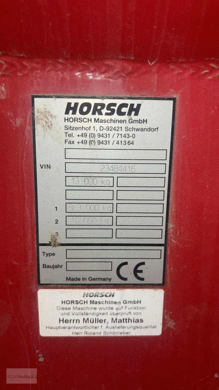 Drillmaschine typu Horsch Pronto 6DC, Gebrauchtmaschine w Prenzlau (Zdjęcie 7)