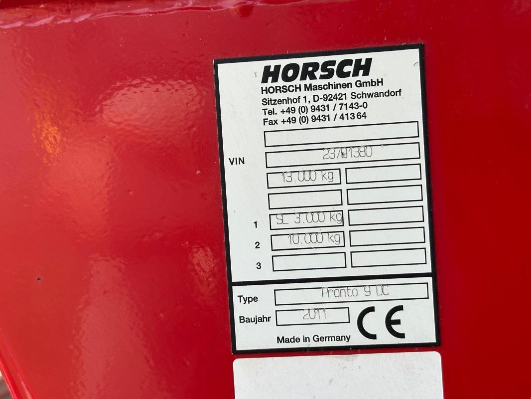 Drillmaschine des Typs Horsch Pronto 9 DC, Gebrauchtmaschine in Liebenwalde (Bild 11)