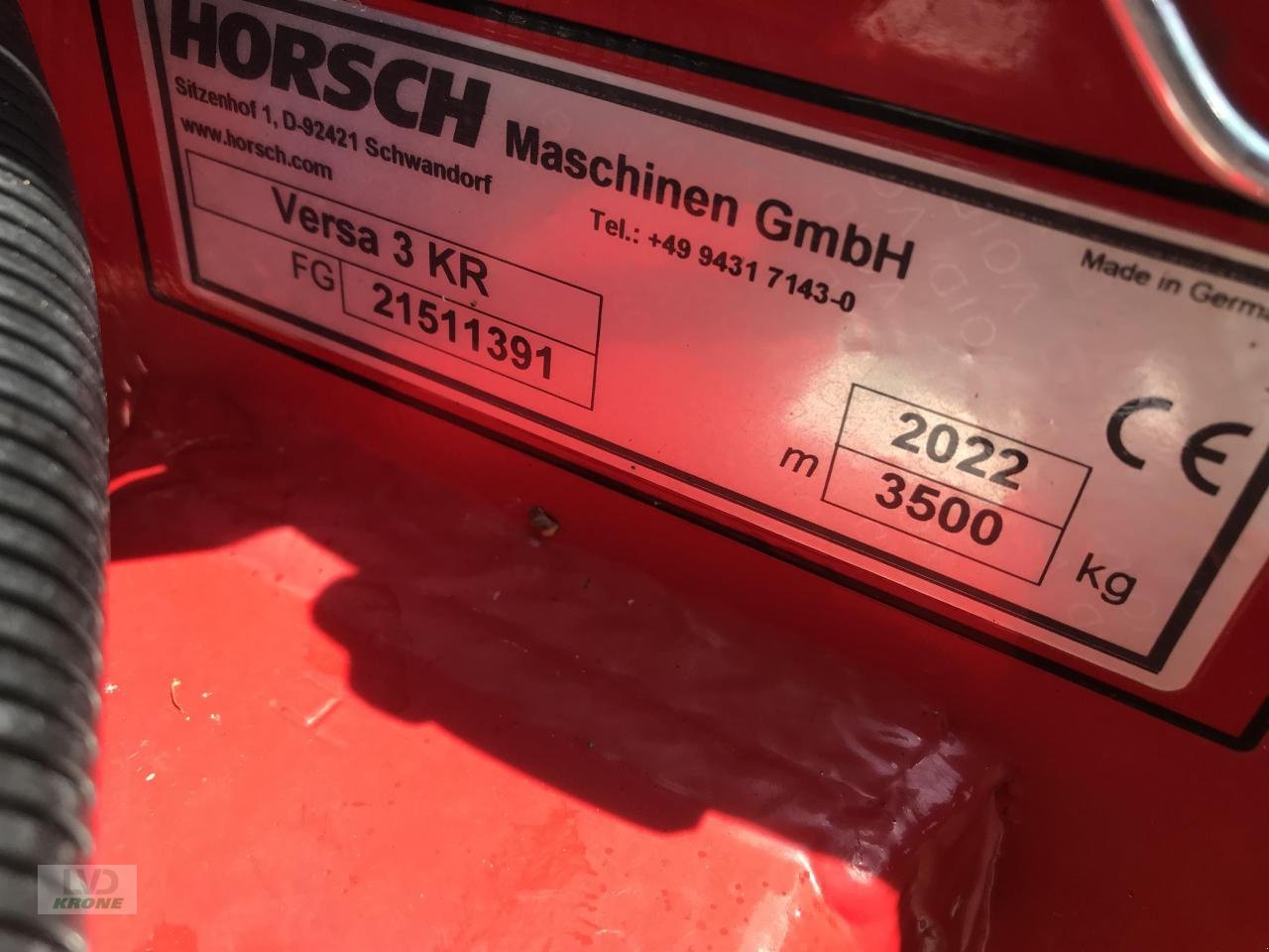 Drillmaschine του τύπου Horsch Versa 3 KR, Gebrauchtmaschine σε Alt-Mölln (Φωτογραφία 7)