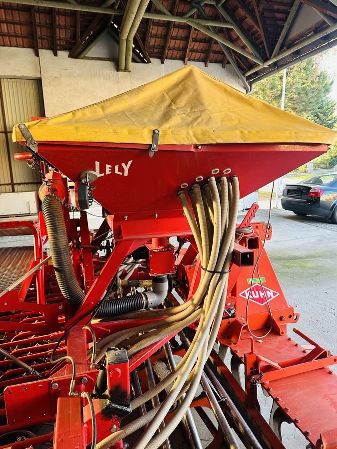 Drillmaschine Türe ait Kuhn Kreiselegge mit Lely Sämaschine, Gebrauchtmaschine içinde Hohenruppersdorf (resim 11)