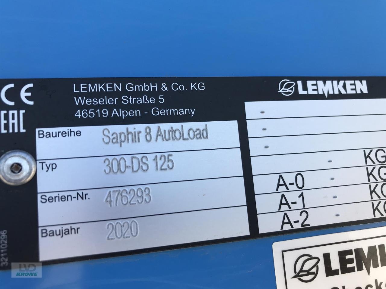 Drillmaschine от тип Lemken Saphir 8 Autoload, Gebrauchtmaschine в Alt-Mölln (Снимка 13)