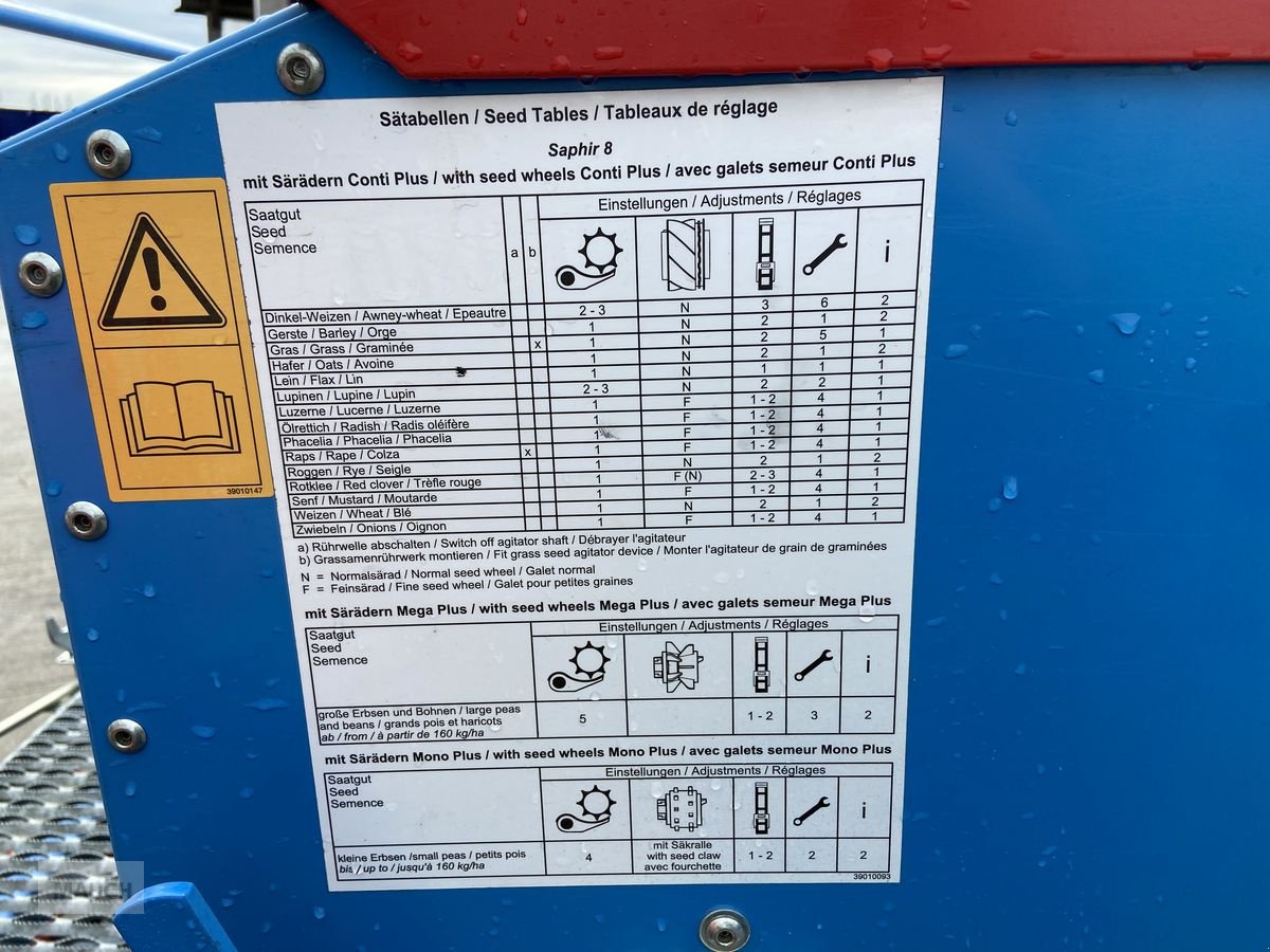 Drillmaschine des Typs Lemken Zirkon 8 Sapphir 8, Gebrauchtmaschine in Burgkirchen (Bild 17)