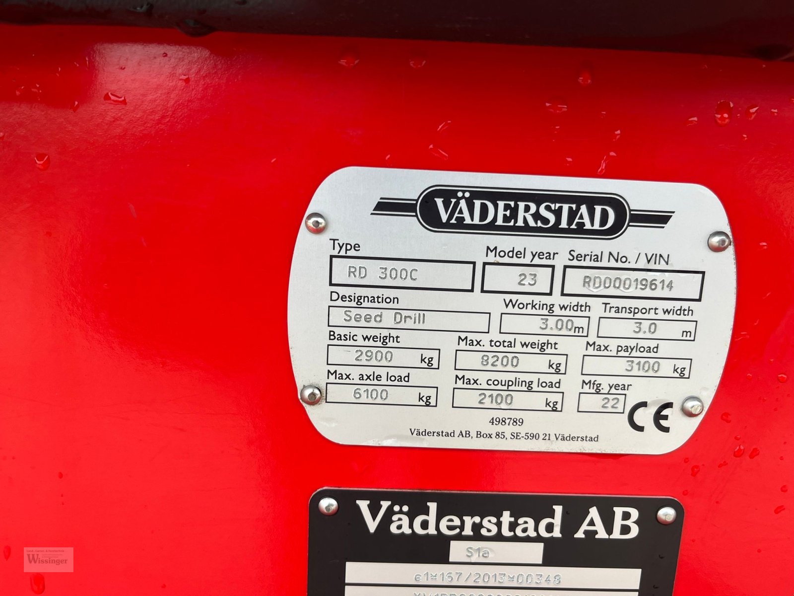 Drillmaschine tipa Väderstad Rapid RD 300 C, Gebrauchtmaschine u Thalmässing (Slika 9)