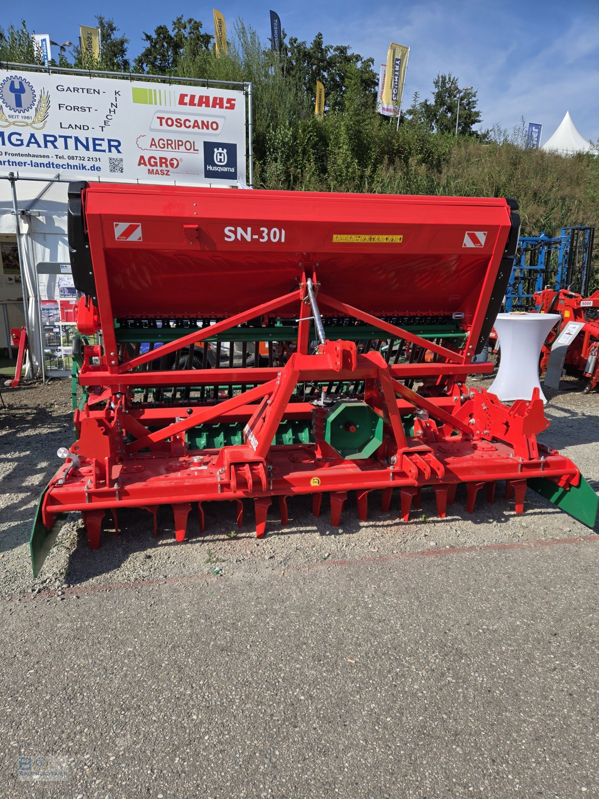 Drillmaschinenkombination typu Agro-Masz Säkombination Kreiselegge ANA 30 + Sämaschine SN 301 Doppelscheibenschare, Neumaschine w Frontenhausen (Zdjęcie 1)