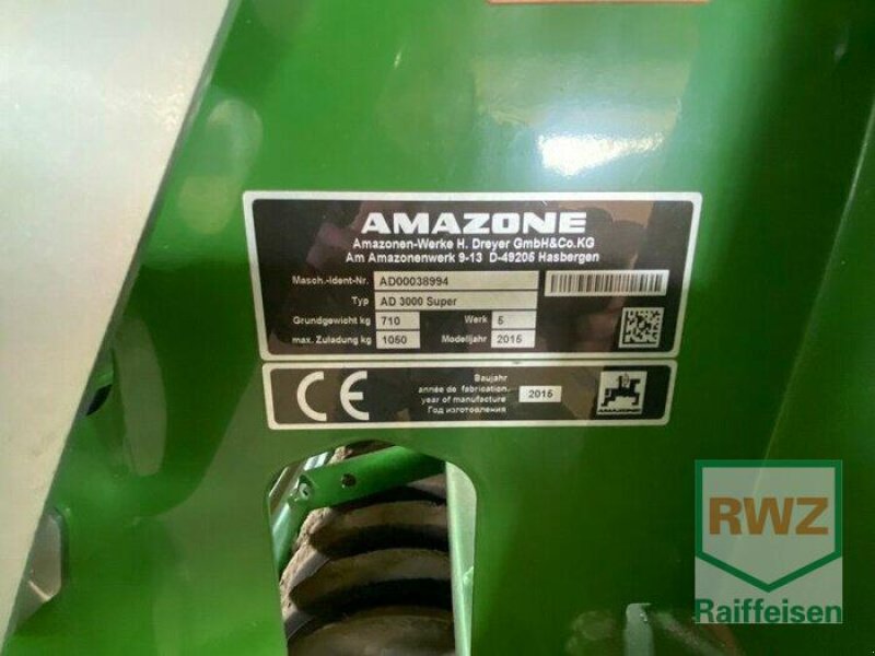 Drillmaschinenkombination typu Amazone AD 3000 Super + KE 3002, Gebrauchtmaschine w Kruft (Zdjęcie 11)