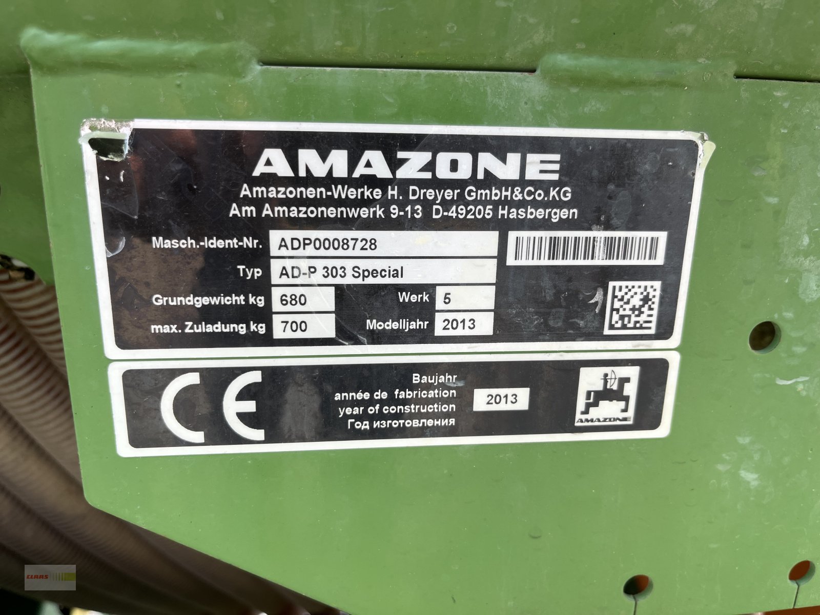 Drillmaschinenkombination tip Amazone AD P 303 spezial + KX 303, Gebrauchtmaschine in Langenau (Poză 18)