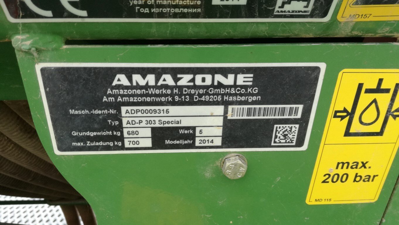 Drillmaschinenkombination del tipo Amazone AD-P 303, Gebrauchtmaschine In Le Horps (Immagine 6)