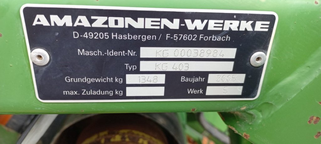 Drillmaschinenkombination от тип Amazone AIRSTAR CULTIMIX KG403, Gebrauchtmaschine в VERT TOULON (Снимка 9)