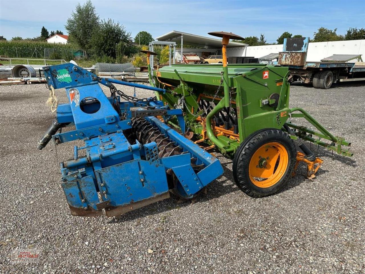 Drillmaschinenkombination typu Amazone Amazone D7 3M mit Rabe MKE 300, Gebrauchtmaschine v Steinheim (Obrázek 1)