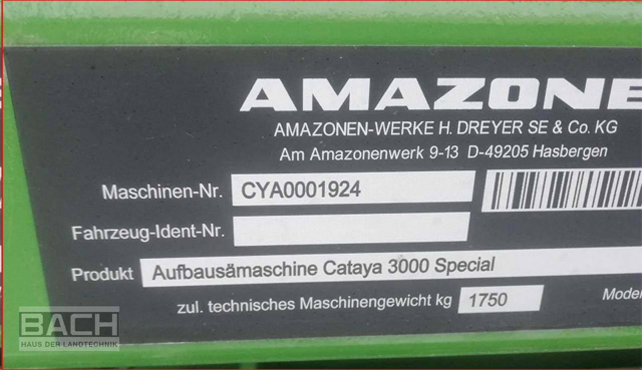 Drillmaschinenkombination Türe ait Amazone CATAYA 3000 SPECIAL + KE3001 SUPER, Neumaschine içinde Boxberg-Seehof (resim 8)