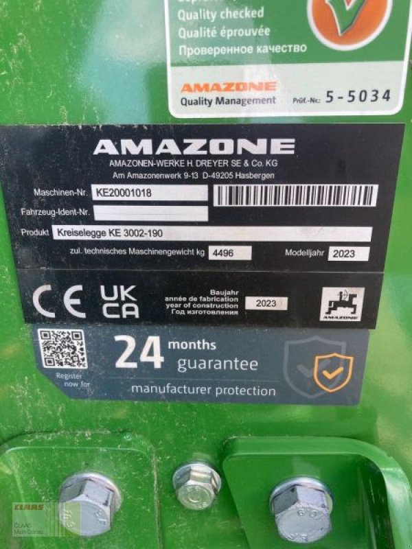 Drillmaschinenkombination tipa Amazone CENTAYA 3000 SPECIAL + KE 3002, Neumaschine u Allershausen (Slika 4)