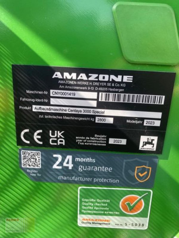 Drillmaschinenkombination a típus Amazone CENTAYA 3000 SPECIAL + KE 3002, Neumaschine ekkor: Allershausen (Kép 5)