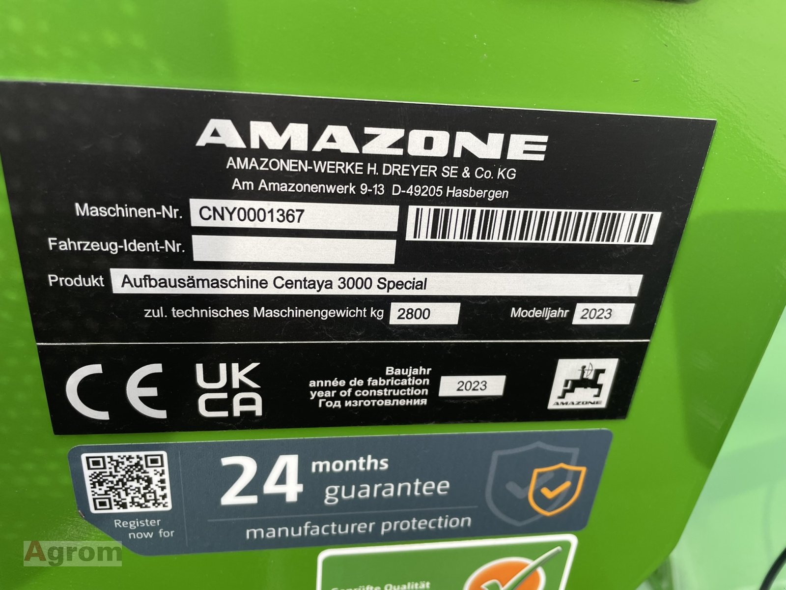 Drillmaschinenkombination του τύπου Amazone CENTAYA 3000 Spezial + KX 3001, Neumaschine σε Meißenheim-Kürzell (Φωτογραφία 9)