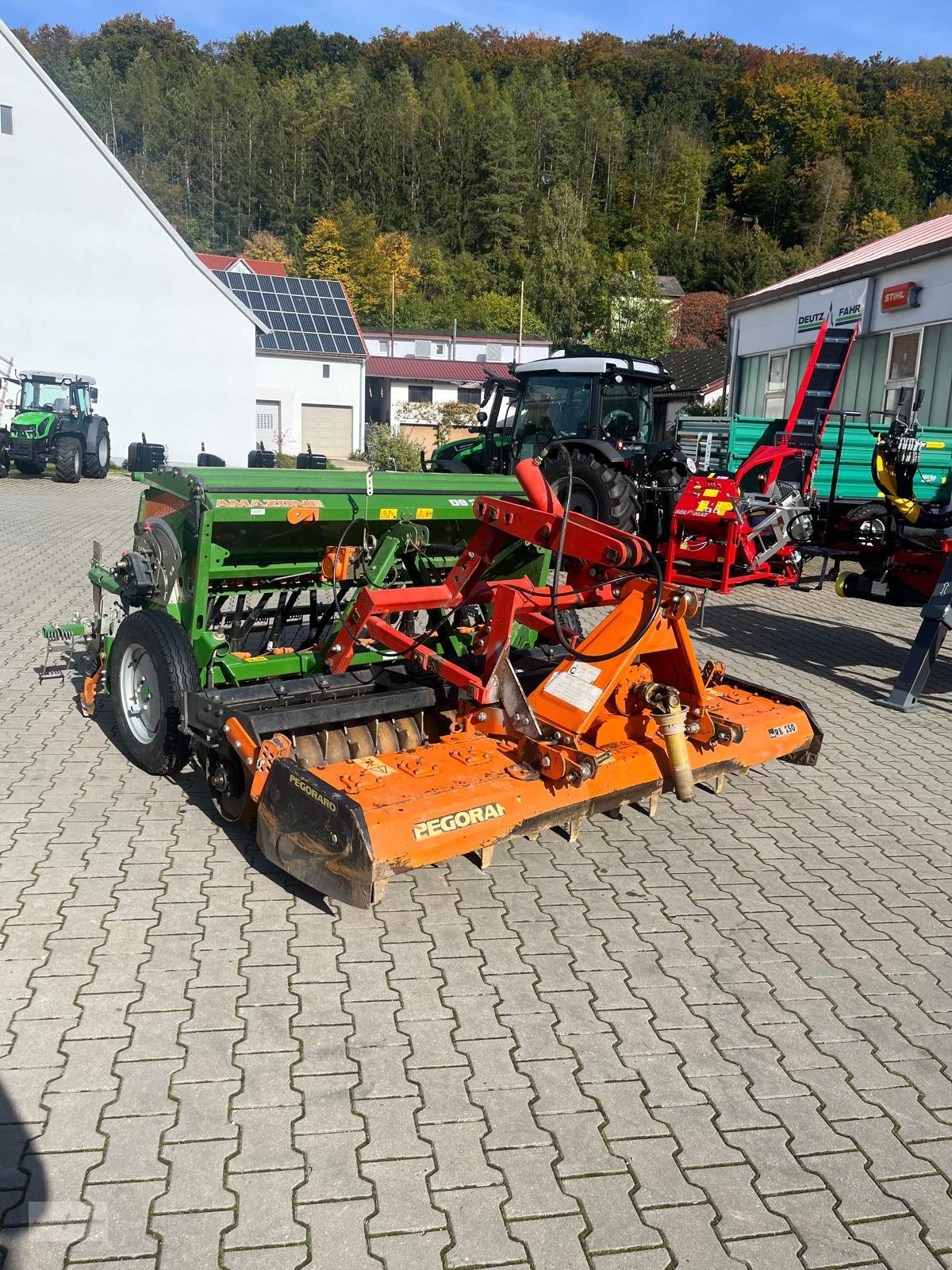 Drillmaschinenkombination Türe ait Amazone D9 2500 Special, Gebrauchtmaschine içinde Treuchtlingen (resim 7)