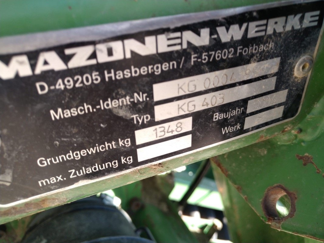 Drillmaschinenkombination tip Amazone KG 403 + ADP/KW 403, Gebrauchtmaschine in Liebenwalde (Poză 2)