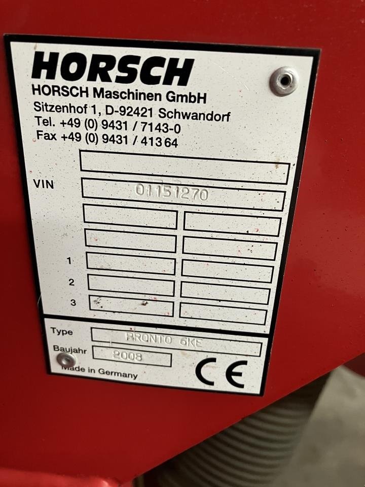 Drillmaschinenkombination Türe ait Horsch 6KE, Gebrauchtmaschine içinde Maribo (resim 3)