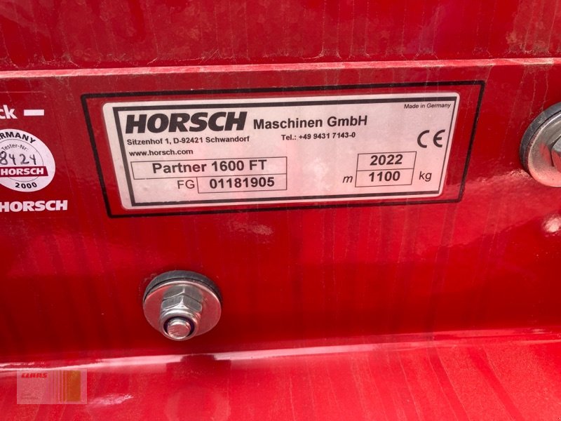 Drillmaschinenkombination Türe ait Horsch Express 4 KR + Partner 1600 FT, Neumaschine içinde Alveslohe (resim 10)