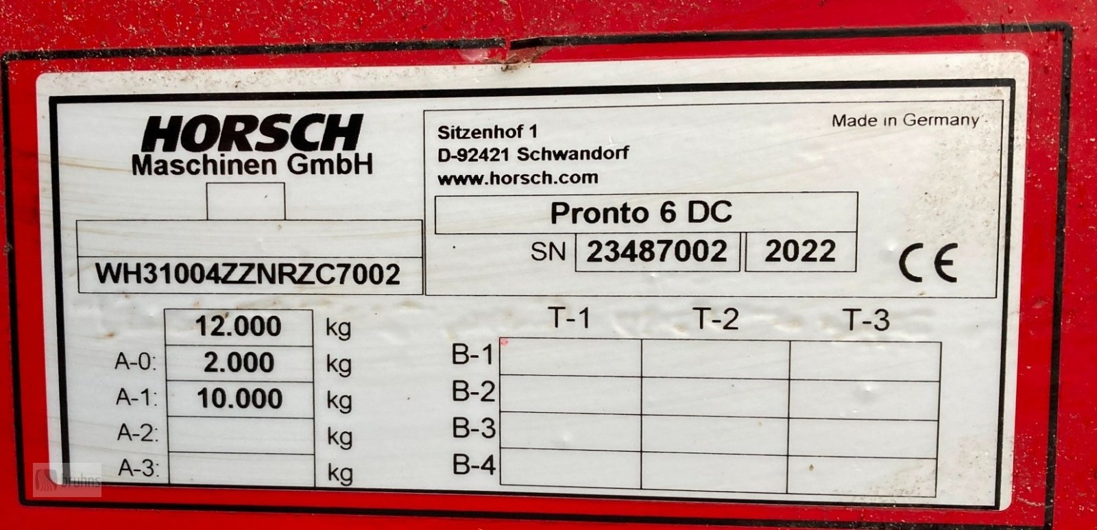 Drillmaschinenkombination typu Horsch Pronto 6 DC G+F Doppeltank, Gebrauchtmaschine v Karstädt (Obrázok 12)