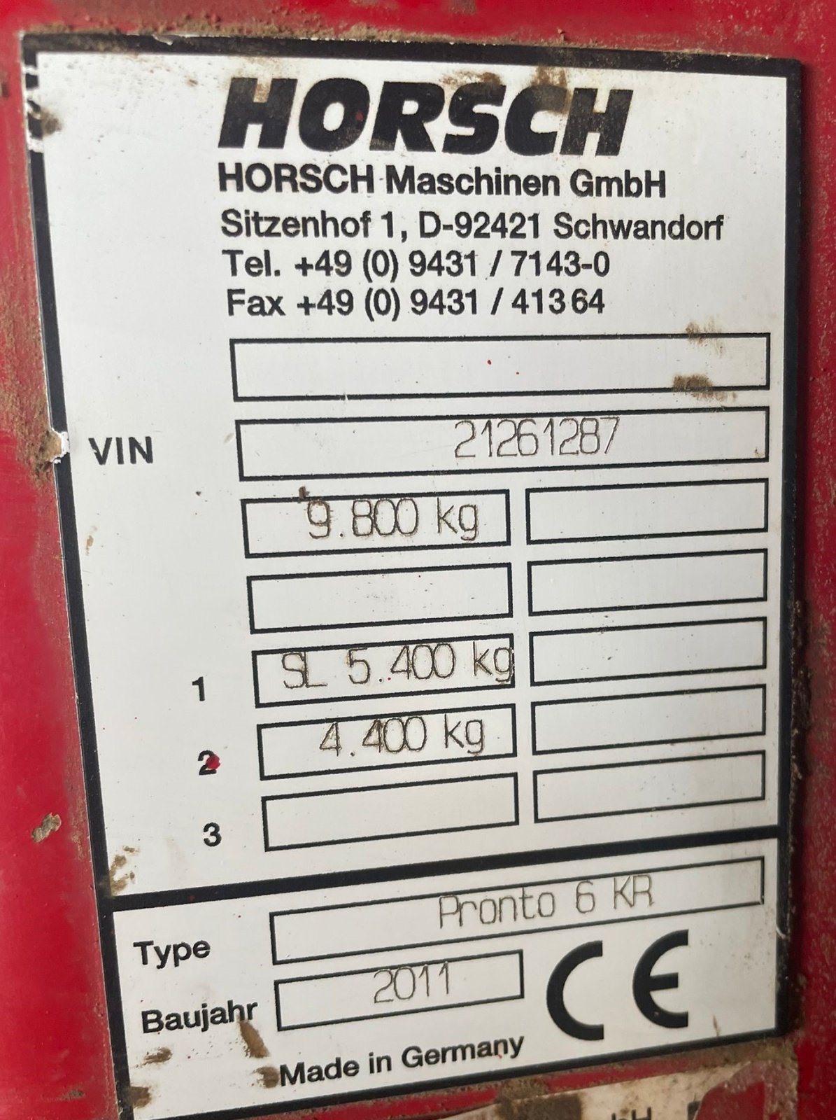 Drillmaschinenkombination des Typs Horsch Pronto 6 KR, Gebrauchtmaschine in MARKERSDORF (Bild 4)