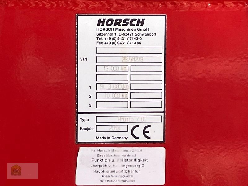 Drillmaschinenkombination του τύπου Horsch Pronto 7 DC, Gebrauchtmaschine σε Salsitz (Φωτογραφία 23)