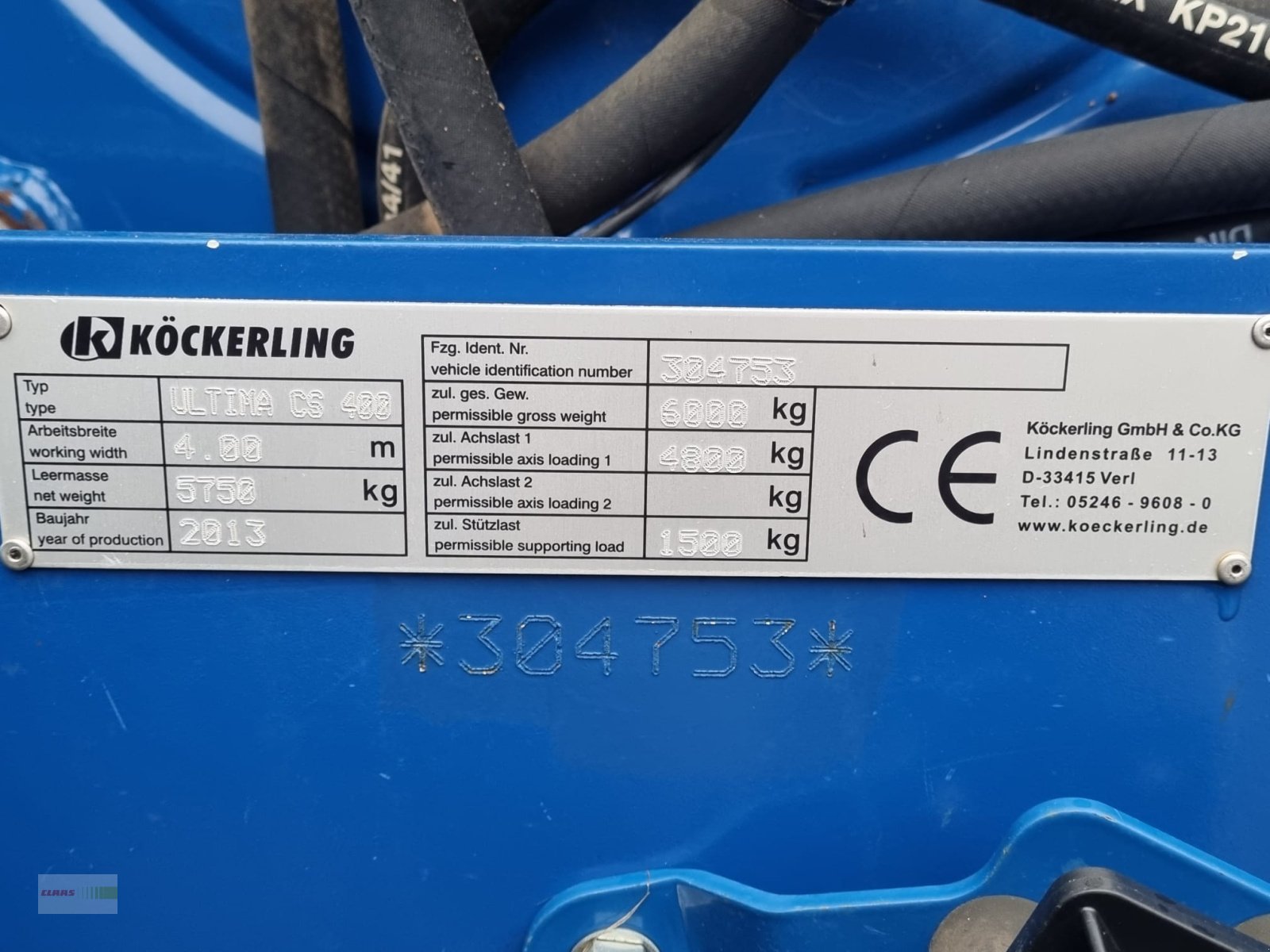 Drillmaschinenkombination des Typs Köckerling Ultima CS 400, Gebrauchtmaschine in Miltenberg (Bild 12)