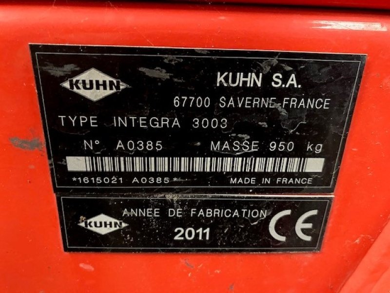 Drillmaschinenkombination tip Kuhn Combiliner Integra 3003 Utrolig flot sæt. Kraftig rotorharve, Gebrauchtmaschine in Glamsbjerg (Poză 7)