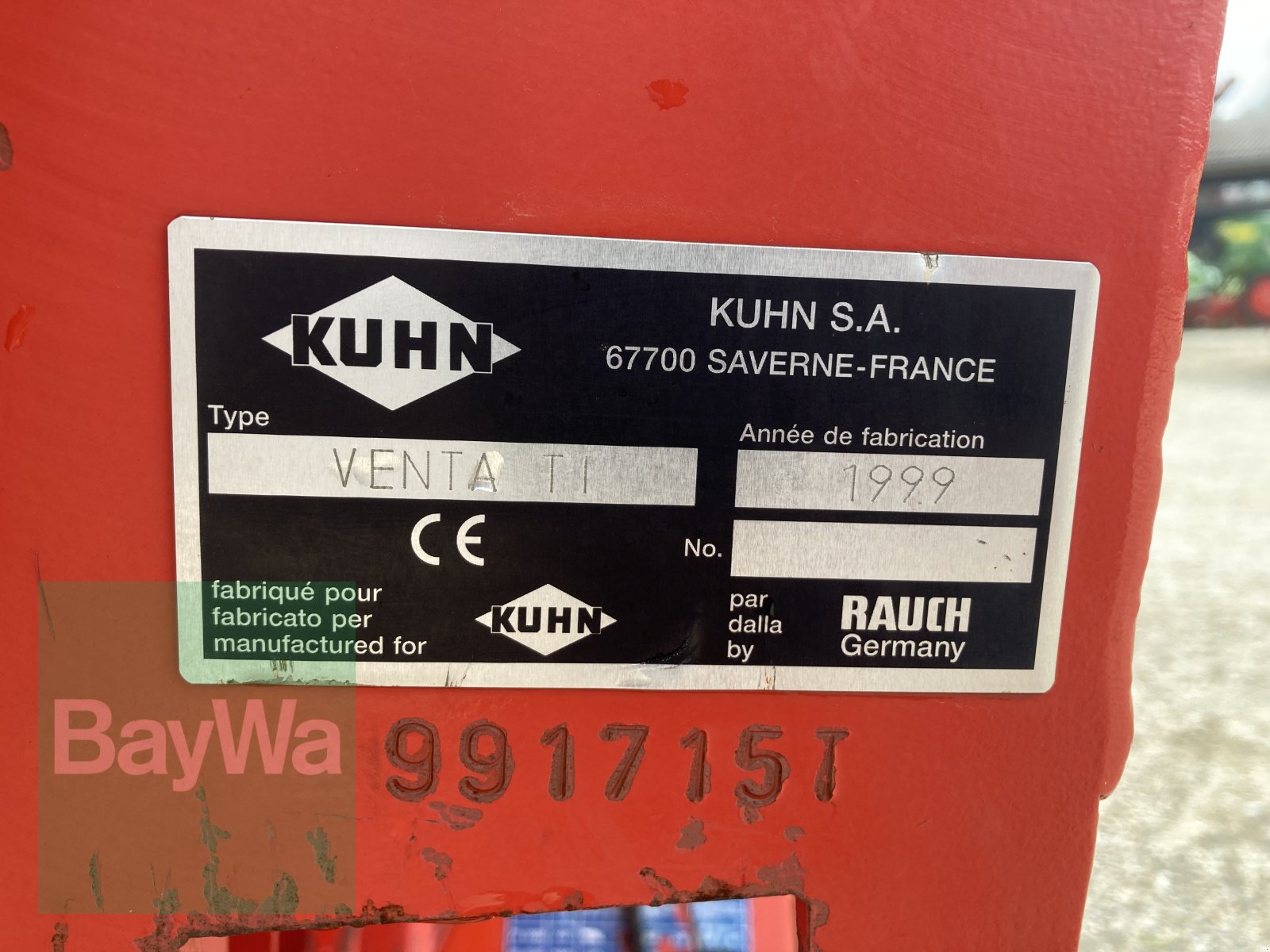 Drillmaschinenkombination del tipo Kuhn Venta TI+HRB302, Gebrauchtmaschine In Dinkelsbühl (Immagine 10)